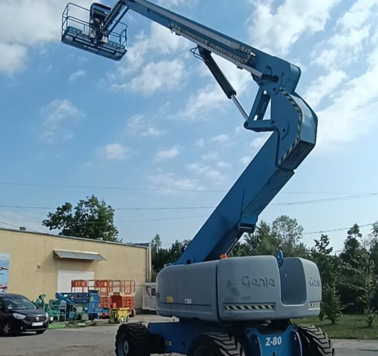 Spalinowy podnośnik przegubowy Genie Z-80/60 - wynajem zwyżek Elektros Opole