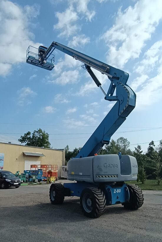 Spalinowy podnośnik przegubowy Genie Z-80/60 - wynajem zwyżek Elektros Opole